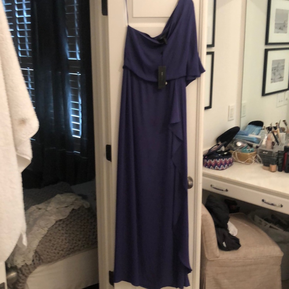 BCBG MAXAZRIA purple long dress